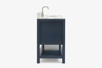 Ariel bayhill 42-43 in. oval sink vanity with (0.75,1.5) in countertop