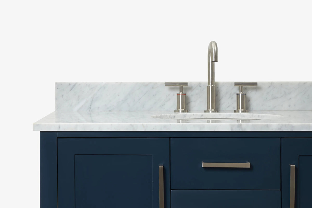 Ariel bayhill 42-43 in. oval sink vanity with (0.75,1.5) in countertop