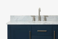 Ariel bayhill 42-43 in. oval sink vanity with (0.75,1.5) in countertop