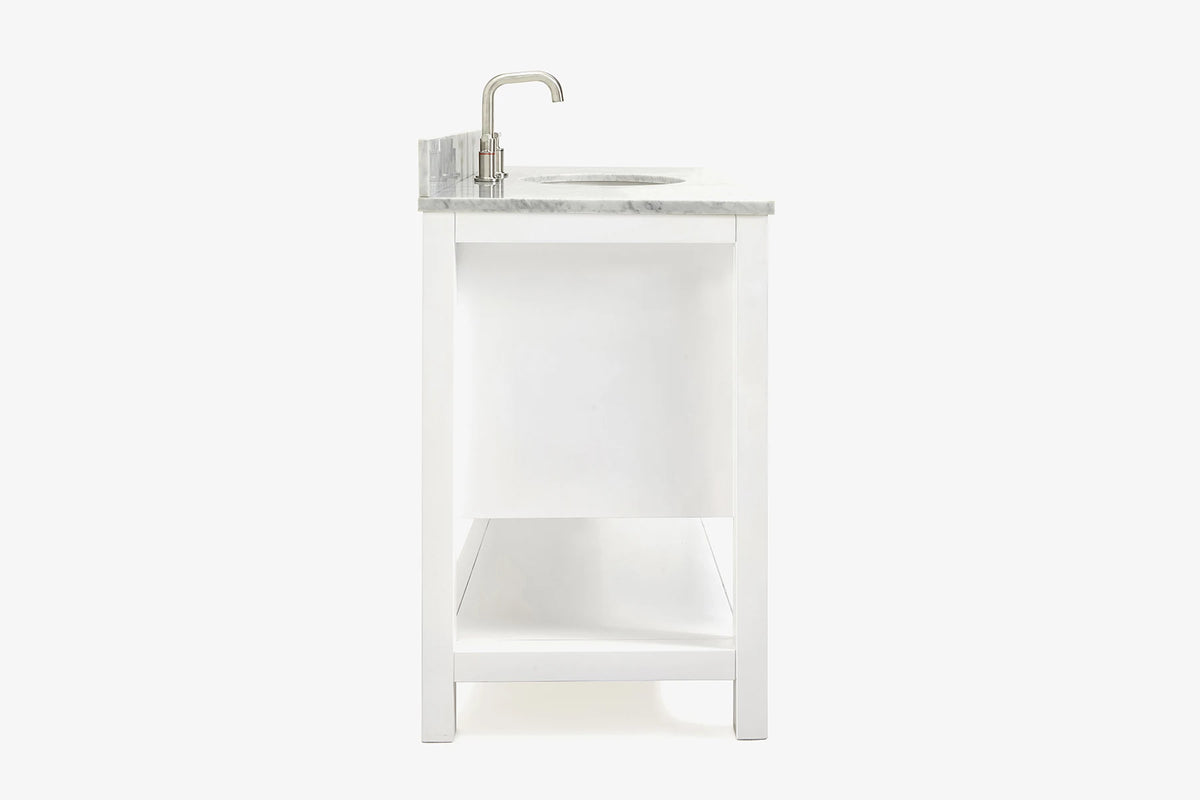 Ariel bayhill 42-43 in. oval sink vanity with (0.75,1.5) in countertop