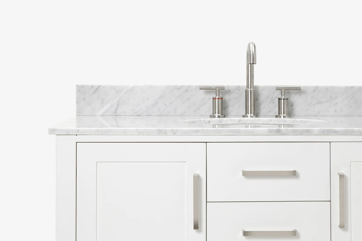 Ariel bayhill 42-43 in. oval sink vanity with (0.75,1.5) in countertop