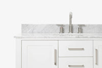 Ariel bayhill 42-43 in. oval sink vanity with (0.75,1.5) in countertop