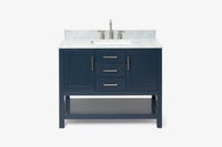 Ariel bayhill 42-43 in. rectangle sink vanity with (0.75 ,1.5)  countertop