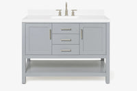 Ariel bayhill (48-49) in. rectangle sink vanity with 0.75 in. countertop