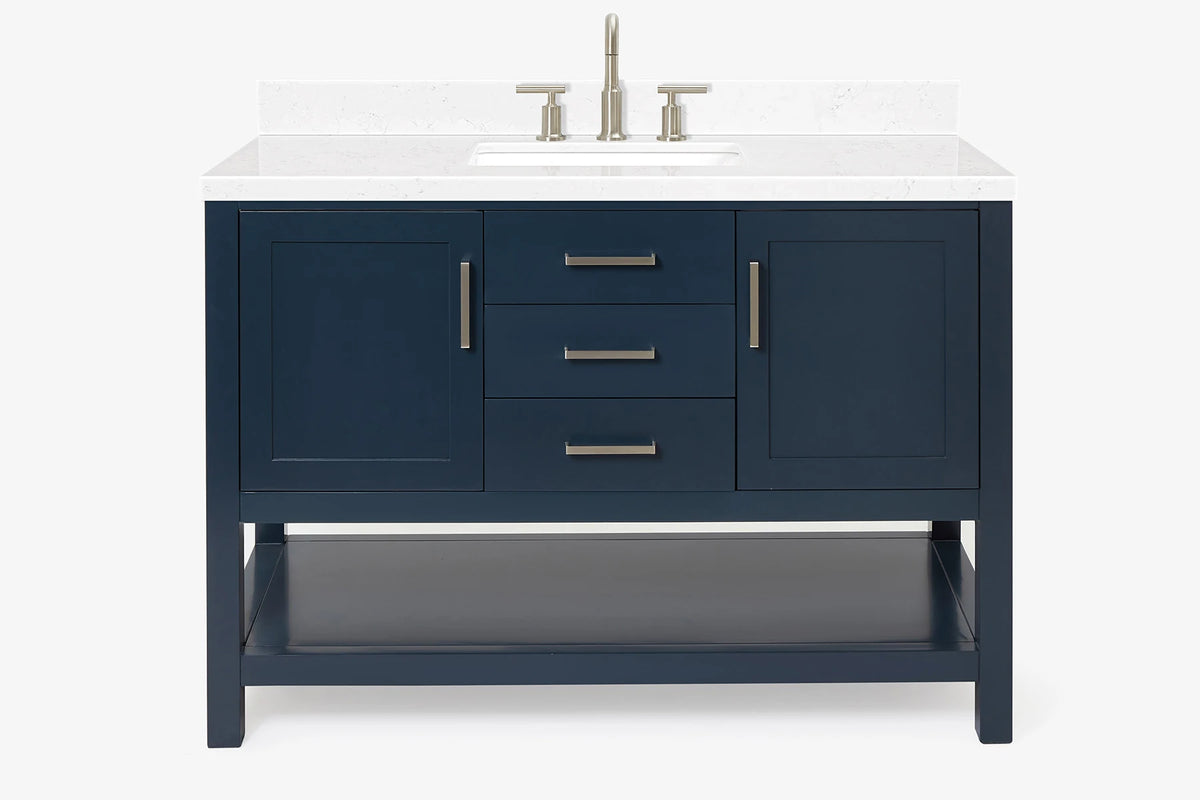 Ariel bayhill (48-49) in. rectangle sink vanity with 0.75 in. countertop
