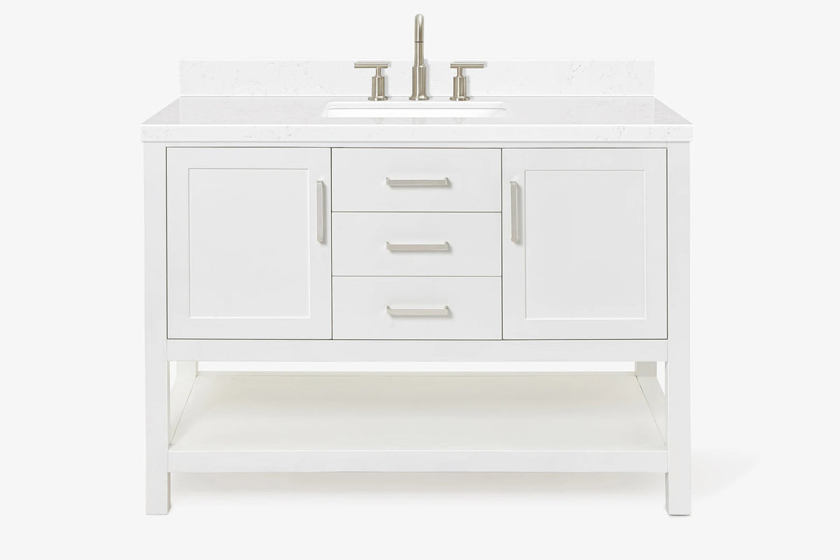 Ariel bayhill (48-49) in. rectangle sink vanity with 0.75 in. countertop
