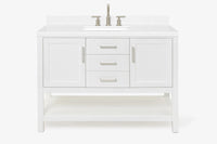 Ariel bayhill (48-49) in. rectangle sink vanity with 0.75 in. countertop
