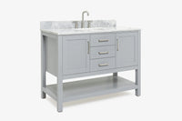 Ariel bayhill (48-49) in. rectangle sink vanity with 0.75 in. countertop