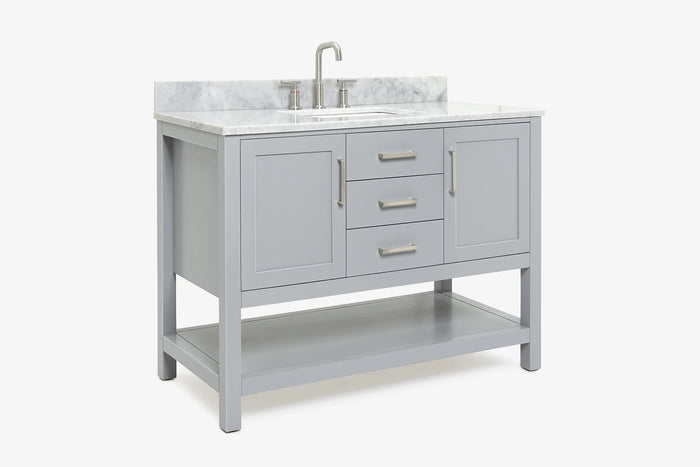 Ariel bayhill (48-49) in. rectangle sink vanity with 0.75 in. countertop