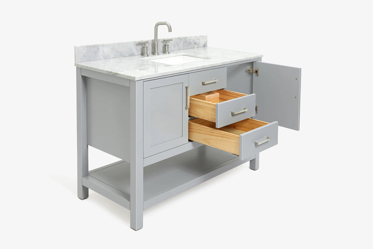 Ariel bayhill (48-49) in. rectangle sink vanity with 0.75 in. countertop
