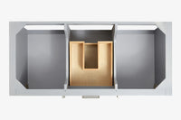 Ariel bayhill (48-49) in. rectangle sink vanity with 0.75 in. countertop