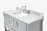 Ariel bayhill (48-49) in. rectangle sink vanity with 0.75 in. countertop