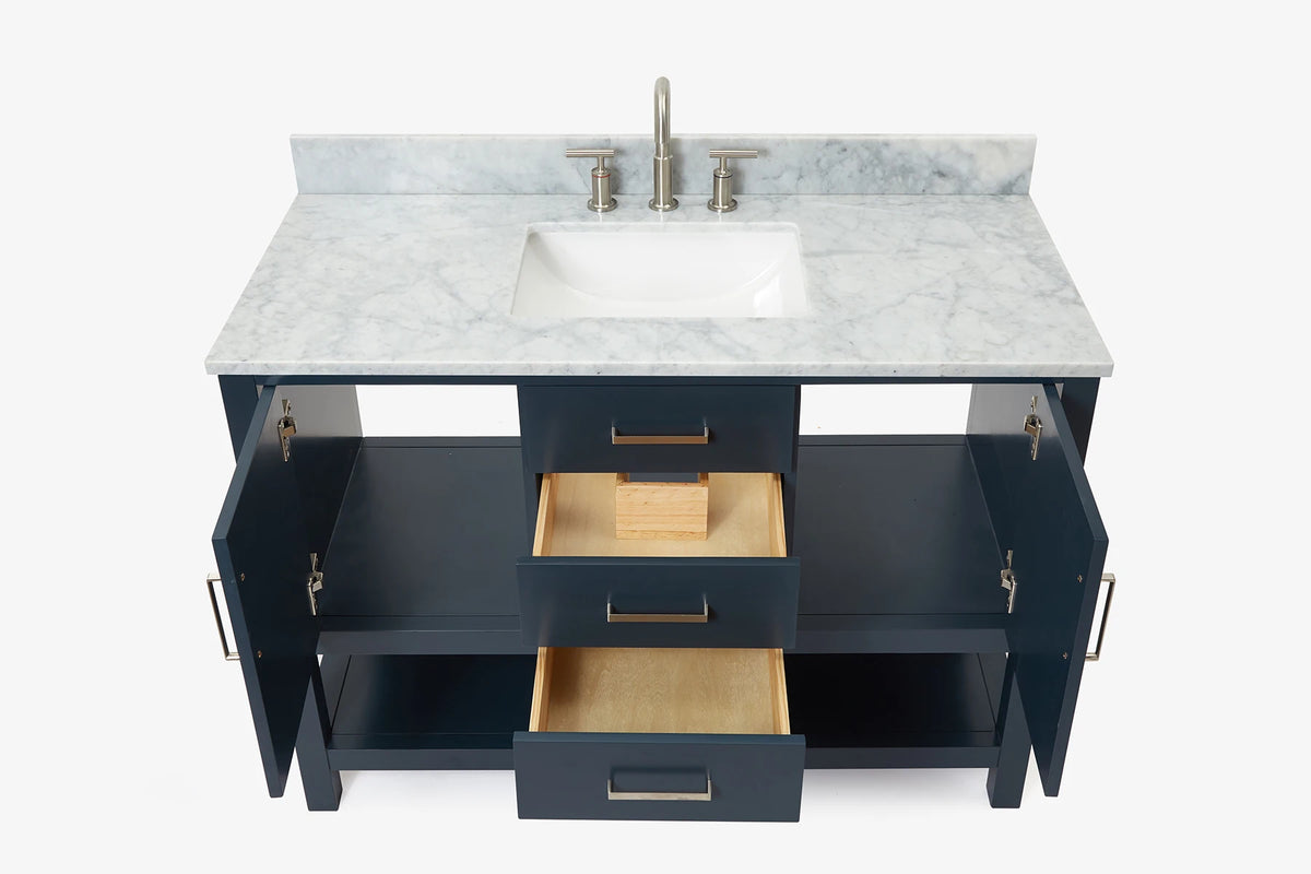 Ariel bayhill (48-49) in. rectangle sink vanity with 0.75 in. countertop