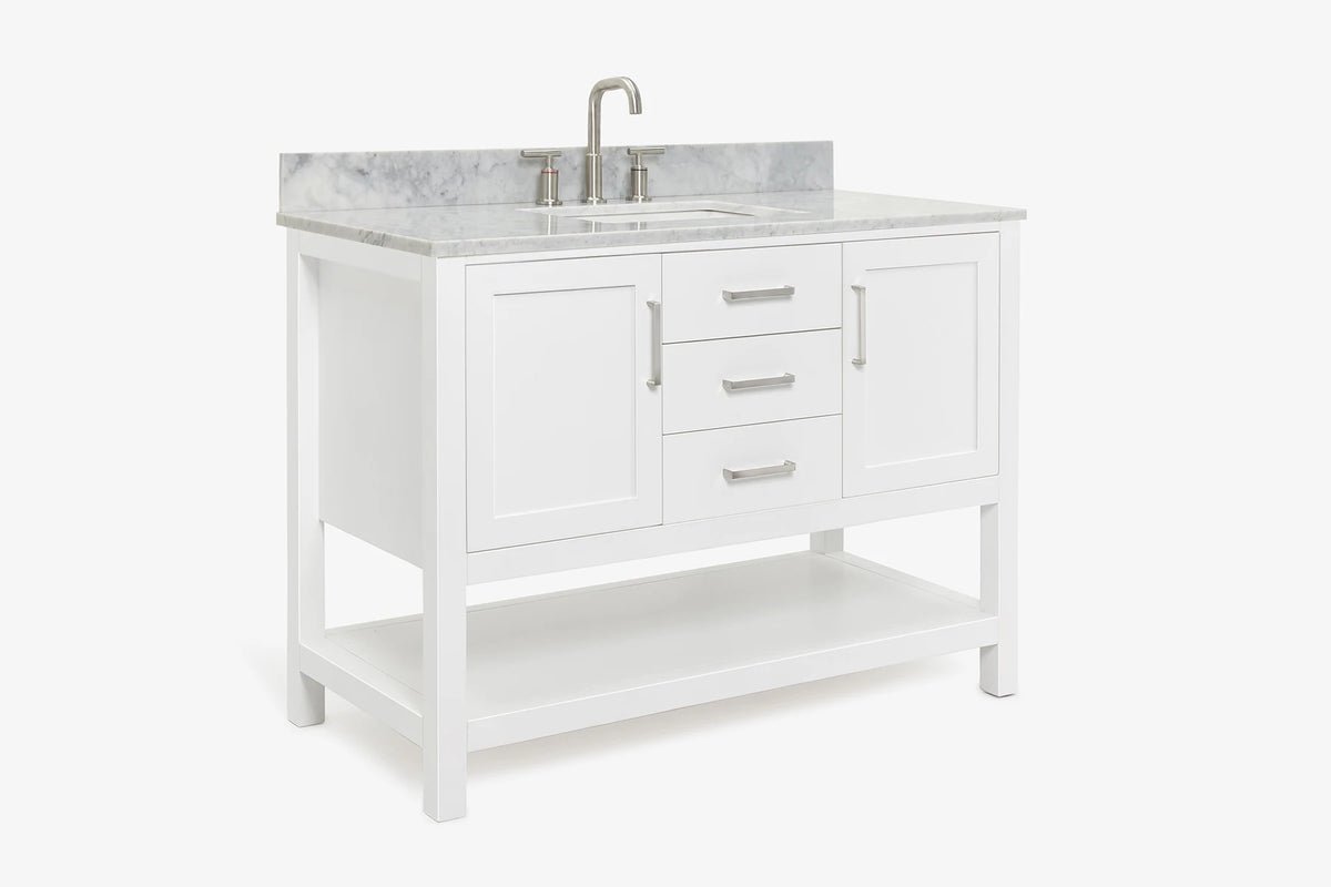 Ariel bayhill (48-49) in. rectangle sink vanity with 0.75 in. countertop