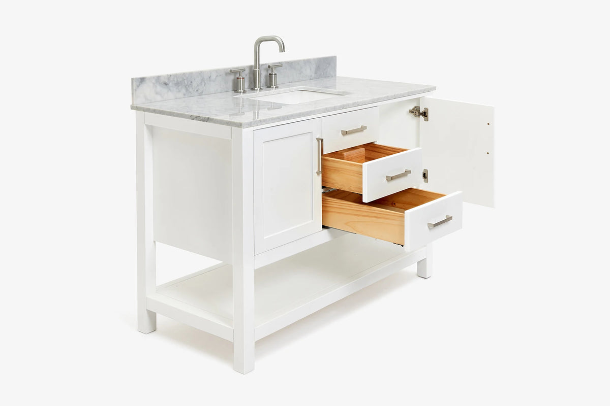 Ariel bayhill (48-49) in. rectangle sink vanity with 0.75 in. countertop
