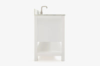 Ariel bayhill 60-61 in. oval sink vanity with (0.75,1.5)  countertop