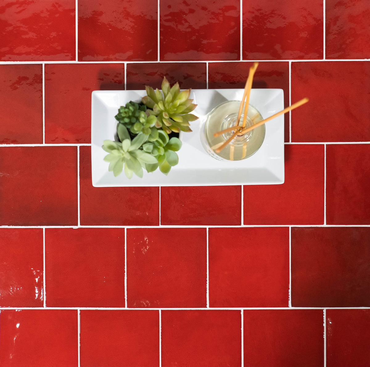 Country Red Ceramic Tile