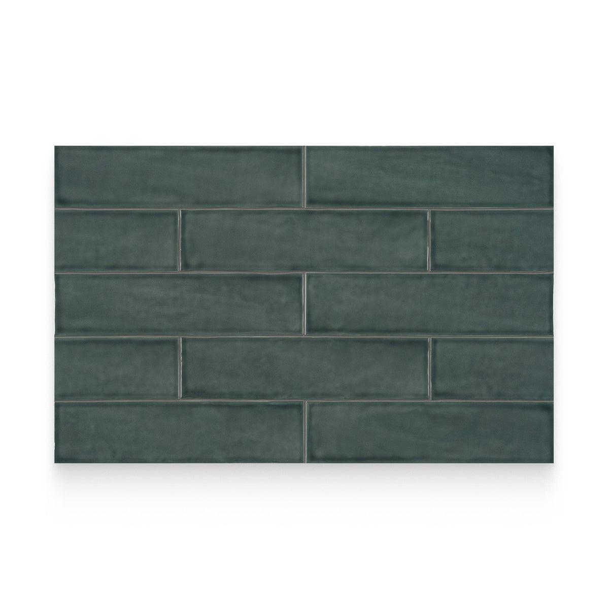 Watercolors Emerald Ceramic Tile