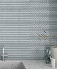 Essential Cloud Blue Porcelain Mosaic