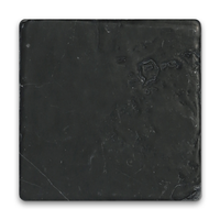 4x4 Nero Marquina Modern Tumbled Square Tile