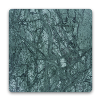 4x4 Verde Reale Modern Tumbled Square Tile