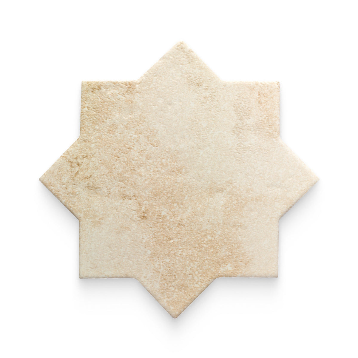 Star and Cross Cream Porcelain Tile