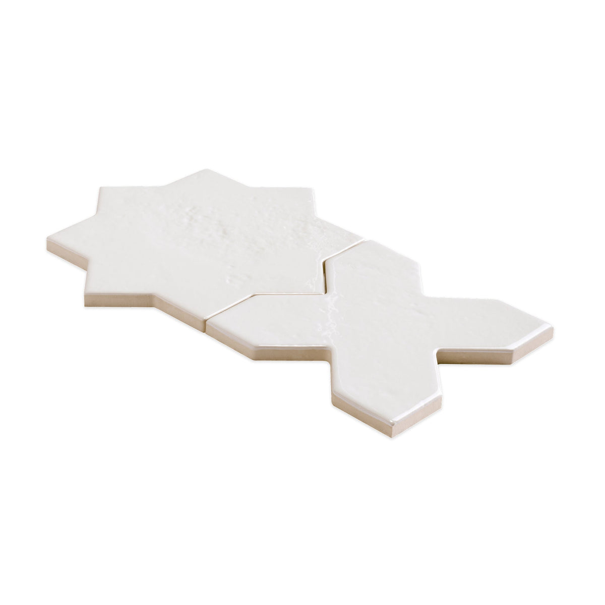 Star and Cross Snow Porcelain Tile
