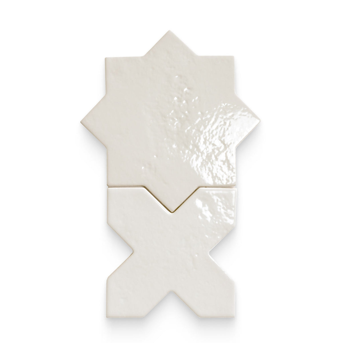 Star and Cross Snow Porcelain Tile