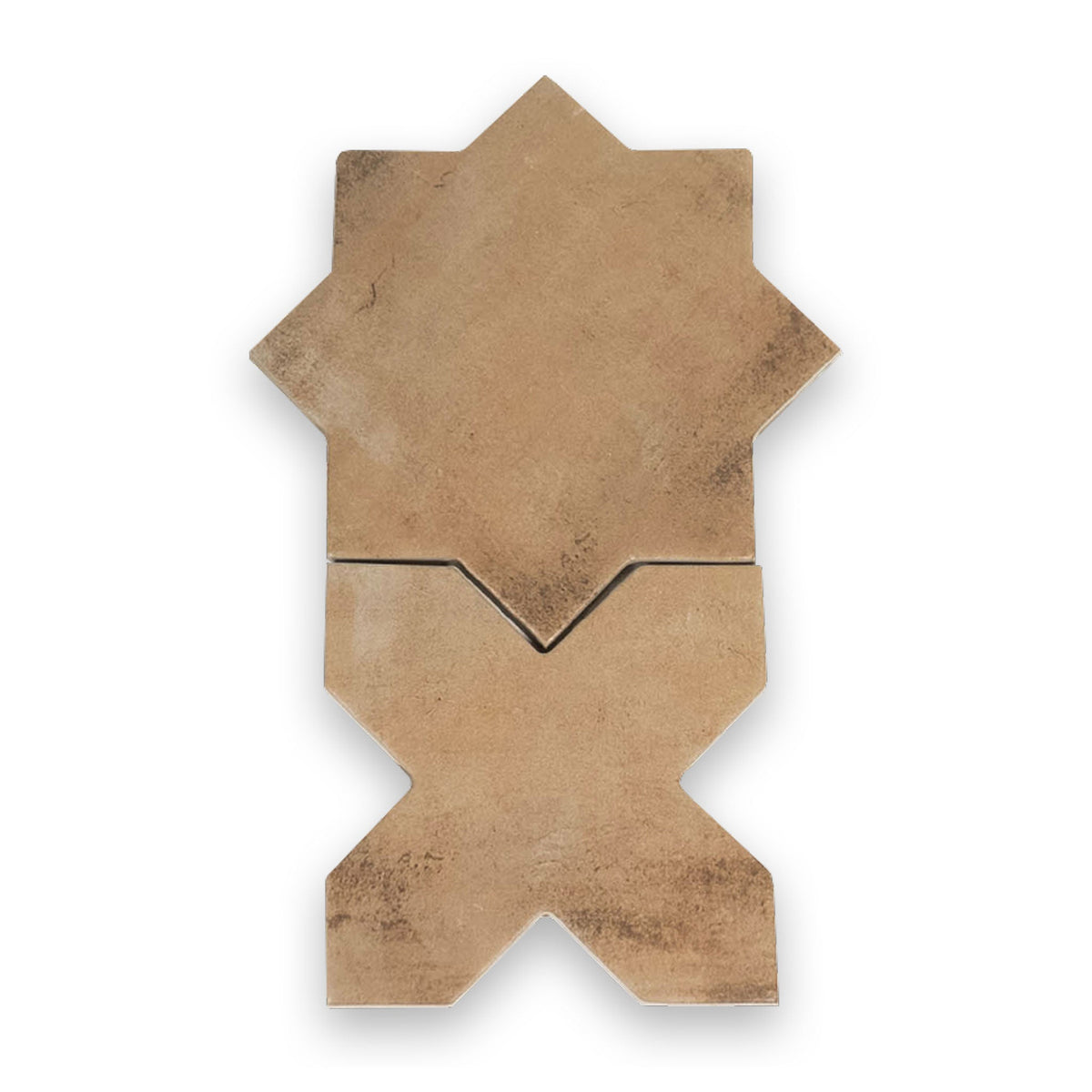 Star and Cross Cotto Porcelain Tile