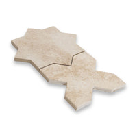 Star and Cross Cream Porcelain Tile
