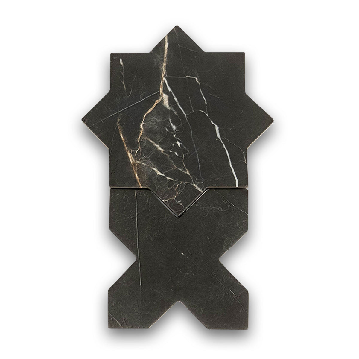 Star and Cross Night Porcelain Tile