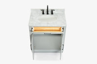 Ariel hepburn 30-31 in. oval sink vanity with 0.75 - 1.5 in. with countertop