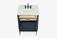 Ariel hepburn 30-31 in. oval sink vanity with 0.75 - 1.5 in. with countertop