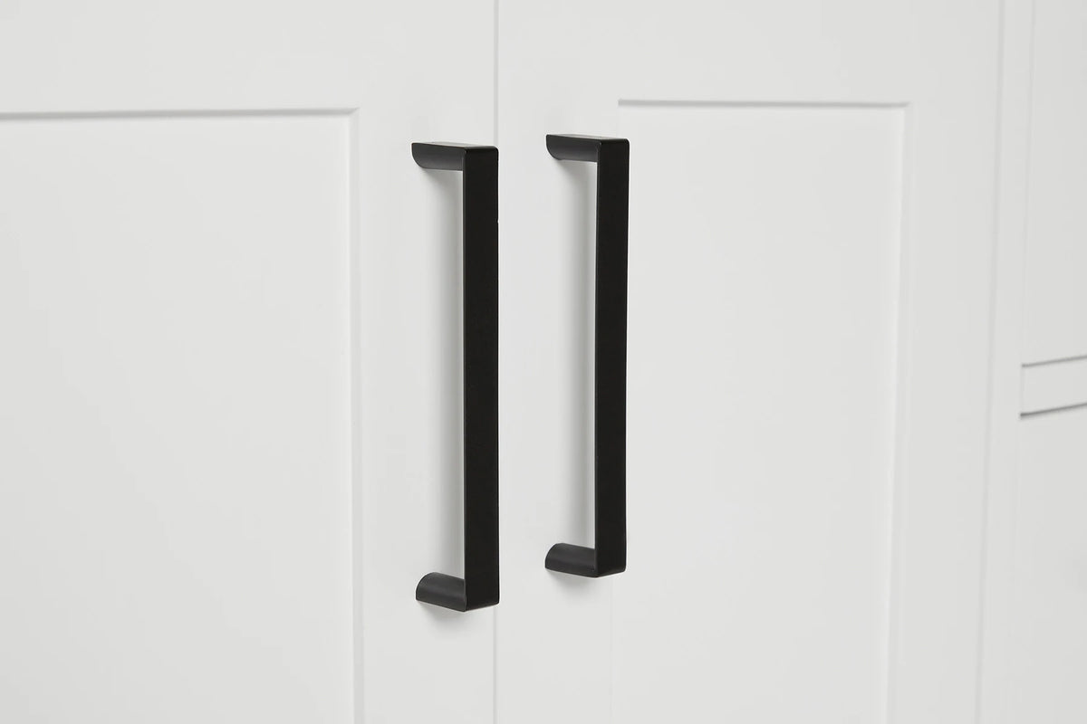 Skip to the beginning of the images gallery Ariel hepburn 37 in. left offset oval sink vanity with 0.75 in. carrara white countertop in white
