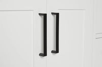 Skip to the beginning of the images gallery Ariel hepburn 37 in. left offset oval sink vanity with 0.75 in. carrara white countertop in white