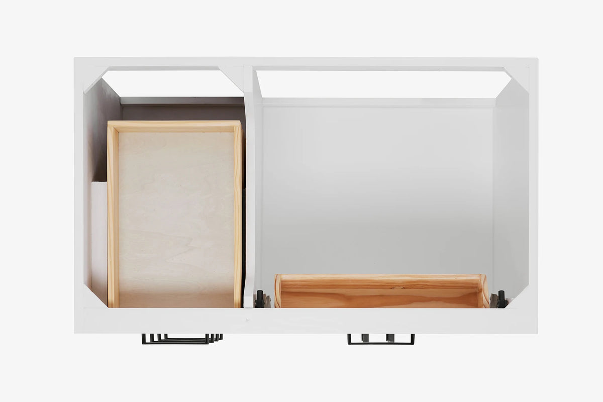 Ariel hepburn 36-37 in. right offset rectangle sink vanity with 0.75-1.5 in. with countertop