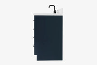 Ariel hepburn 36-37 in. right offset rectangle sink vanity with 0.75-1.5 in. with countertop