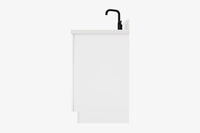 Ariel hepburn 36-37 in. right offset rectangle sink vanity with 0.75-1.5 in. with countertop