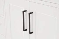 Ariel hepburn 36-37 in. right offset rectangle sink vanity with 0.75-1.5 in. with countertop