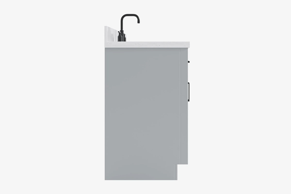 Ariel hepburn 42-43 in. rectangle sink bathroom vanity with countertop 0.75-1.5 edge