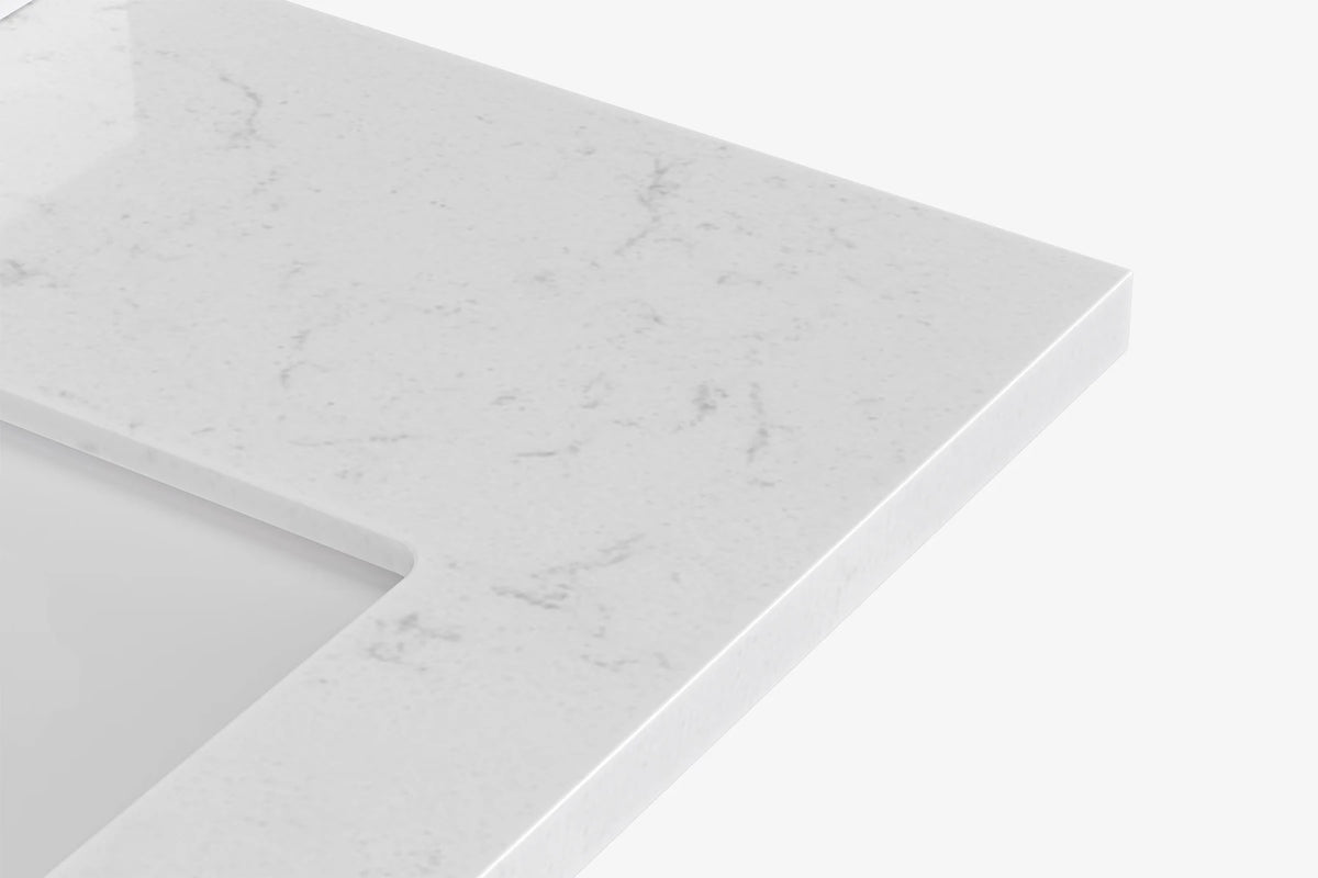 Ariel hepburn 42-43 in. rectangle sink bathroom vanity with countertop 0.75-1.5 edge