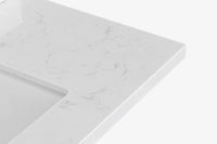 Ariel hepburn 42-43 in. rectangle sink bathroom vanity with countertop 0.75-1.5 edge