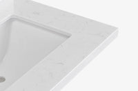Ariel hepburn 42-43 in. right offset rectangle sink bathroom vanity with countertop 0.75-1.5 in edge
