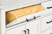 Ariel hepburn 42-43 in. left offset rectangle sink vanity with 0.75-1.5 inch with countertop
