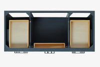 Ariel hepburn 48-49 in. rectangle sink bathroom vanity with  countertop 0.75-1.5 edge