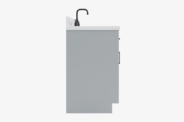 Ariel hepburn 54-55 in. rectangle sink bathroom vanity with countertop 0.75-1.5in. edge