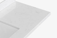 Ariel hepburn 54-55 in. rectangle sink bathroom vanity with countertop 0.75-1.5in. edge