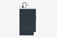 Ariel hepburn 66-67 inch double rectangle sink bathroom vanity with countertop 0.75-1.5 edge