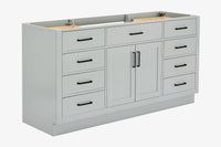 Ariel hepburn 66 inch single sink base cabinet in white