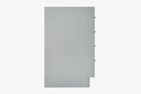 Ariel hepburn 66 inch single sink base cabinet in white
